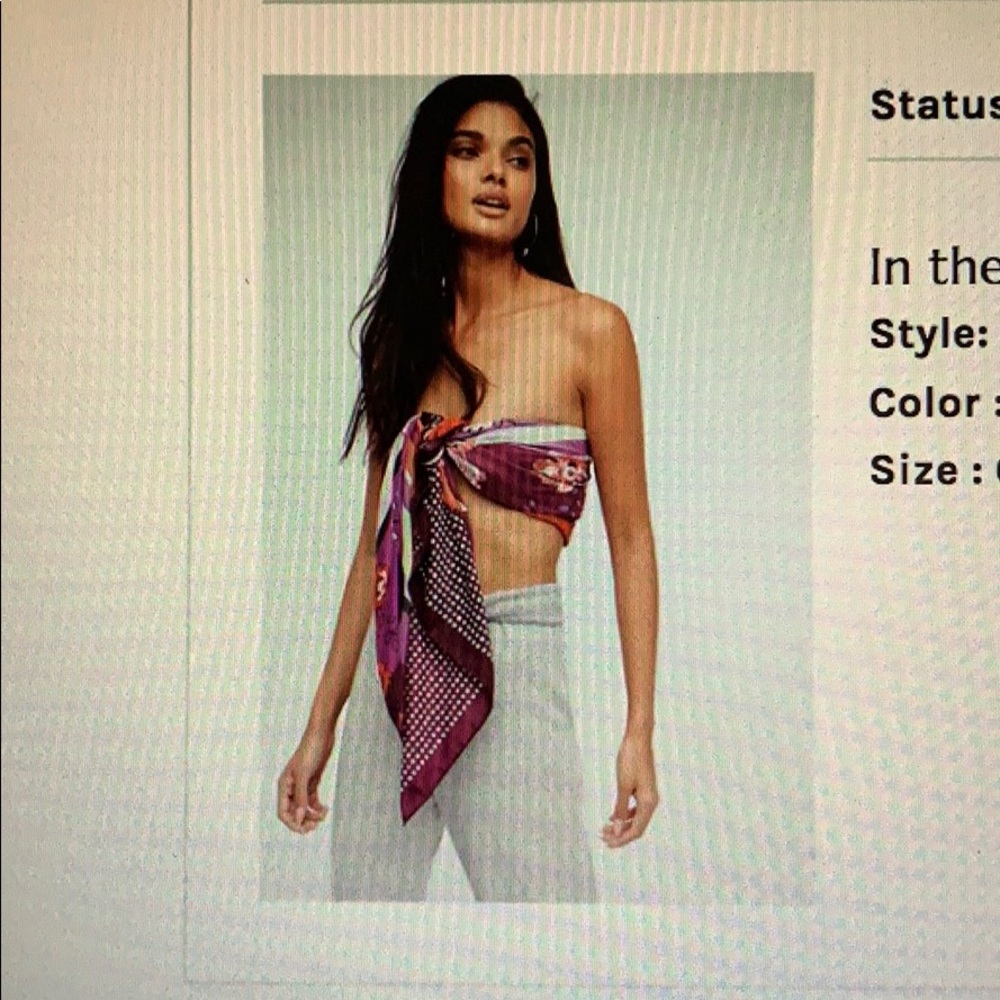Free People In the Mix Printed Scarf